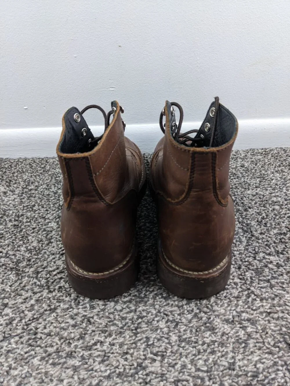 Thursday Boot Co. Leather Cap Toe Lace-Up Ankle Boots Brown Mens 9.5
